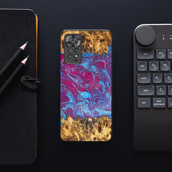 Xiaomi REDMI NOTE 11 Pro / 11 Pro 5G Resin & Wood Phone Case - Synergy#E15