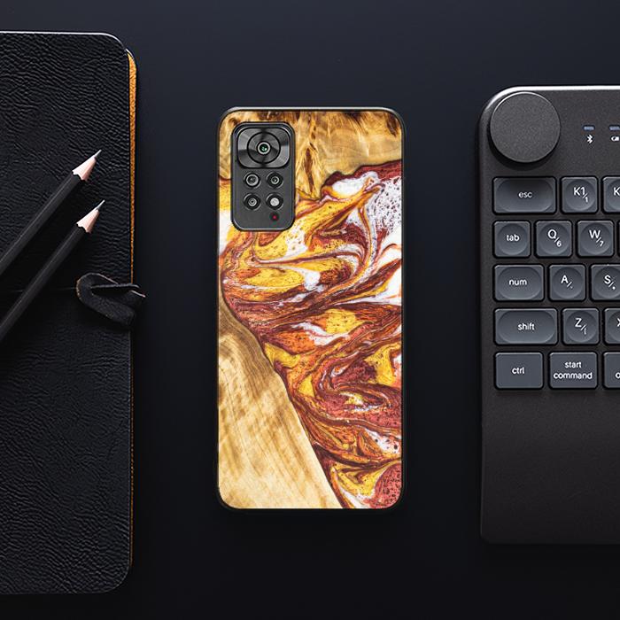 Xiaomi REDMI NOTE 11 Pro / 11 Pro 5G Resin & Wood Phone Case - Synergy#E4