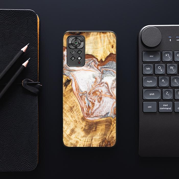 Xiaomi REDMI NOTE 11 Pro / 11 Pro 5G Resin & Wood Phone Case - Synergy#E5