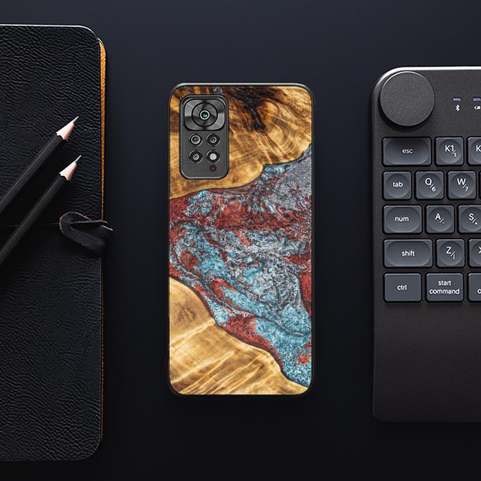 Xiaomi REDMI NOTE 11 Pro / 11 Pro 5G Resin & Wood Phone Case - Synergy#E7