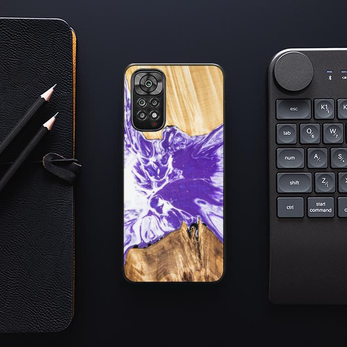 Xiaomi REDMI NOTE 11 / 11S Handyhülle aus Harz und Holz - Synergy#A78