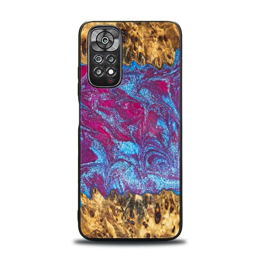 Xiaomi REDMI NOTE 11 / 11S Handyhülle aus Harz und Holz - Synergy#E15