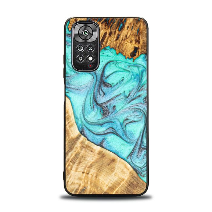 Xiaomi REDMI NOTE 11 / 11S Handyhülle aus Harz und Holz - Synergy#E16