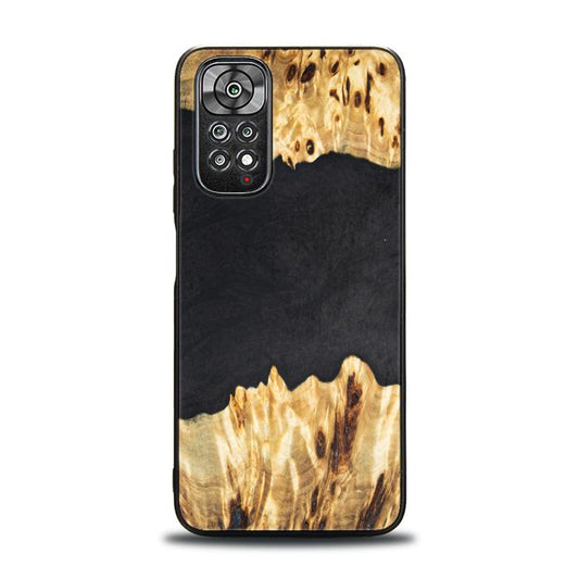 Xiaomi REDMI NOTE 11 / 11S Handyhülle aus Harz und Holz - Synergy#E19