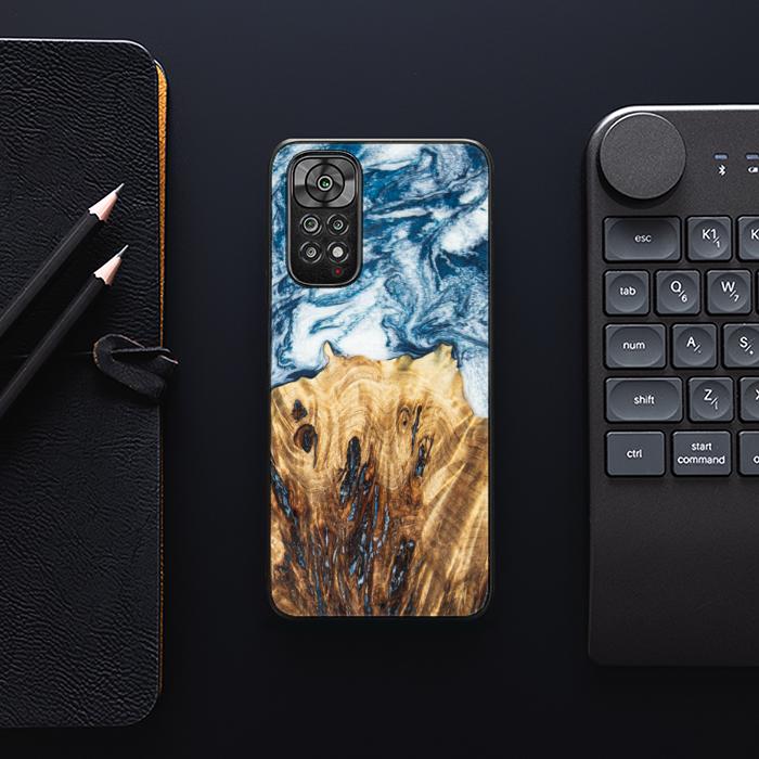 Xiaomi REDMI NOTE 11 / 11S Handyhülle aus Harz und Holz - Synergy#E23