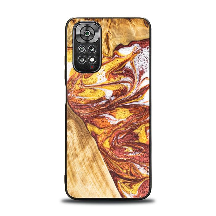 Xiaomi REDMI NOTE 11 / 11S Handyhülle aus Harz und Holz - Synergy#E4