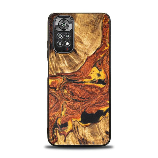 Xiaomi REDMI NOTE 11 / 11S Handyhülle aus Harz und Holz - Synergy#E6