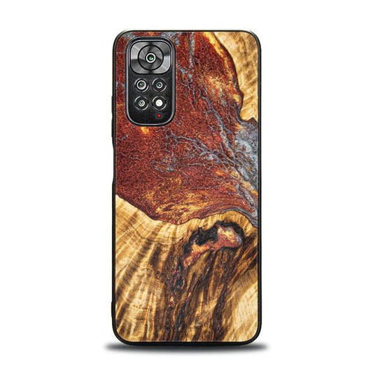 Xiaomi REDMI NOTE 11 / 11S Handyhülle aus Harz und Holz - Synergy#E9