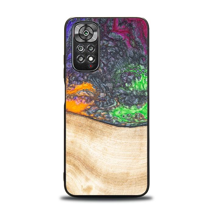 Xiaomi REDMI NOTE 11 / 11S Handyhülle aus Harz und Holz - Synergy#F1