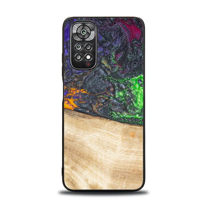 Xiaomi REDMI NOTE 11 / 11S Handyhülle aus Harz und Holz - Synergy#F10