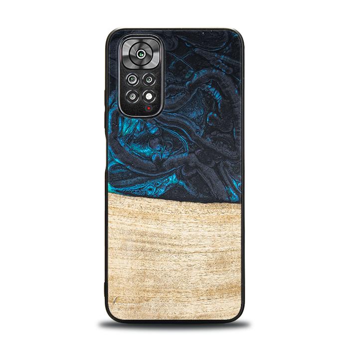 Xiaomi REDMI NOTE 11 / 11S Handyhülle aus Harz und Holz - Synergy#F13