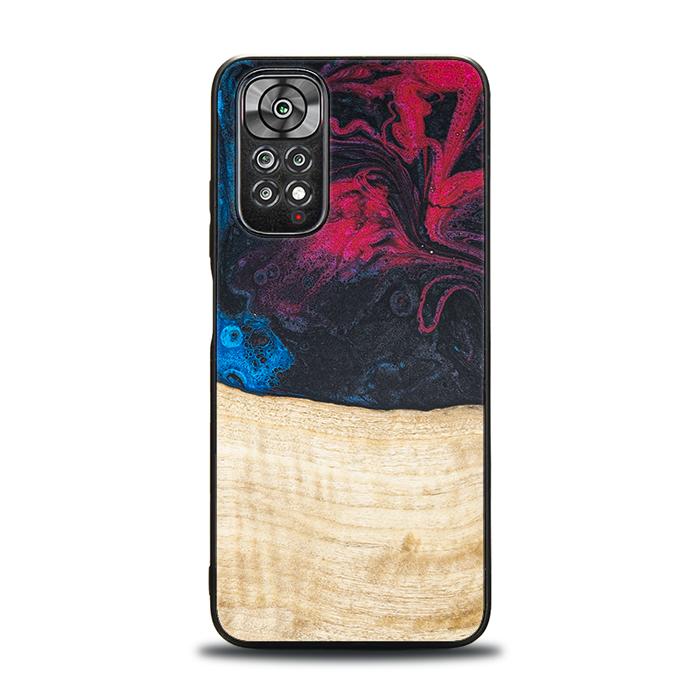 Xiaomi REDMI NOTE 11 / 11S Handyhülle aus Harz und Holz - Synergy#F14