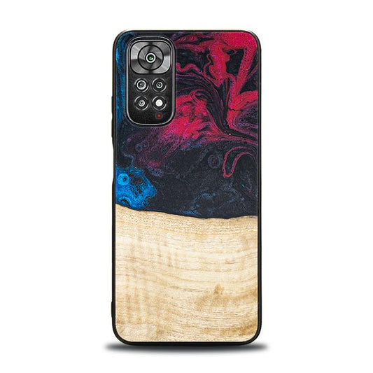 Xiaomi REDMI NOTE 11 / 11S Handyhülle aus Harz und Holz - Synergy#F14