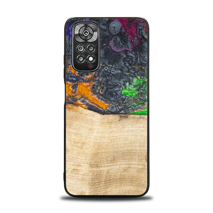 Xiaomi REDMI NOTE 11 / 11S Handyhülle aus Harz und Holz - Synergy#F16