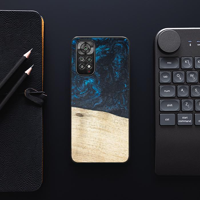 Xiaomi REDMI NOTE 11 / 11S Handyhülle aus Harz und Holz - Synergy#F17