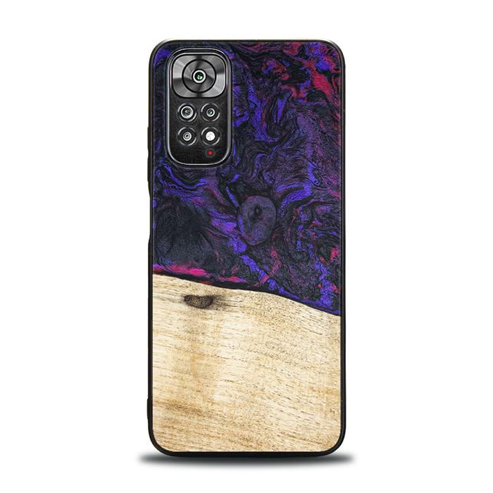 Xiaomi REDMI NOTE 11 / 11S Handyhülle aus Harz und Holz - Synergy#F18