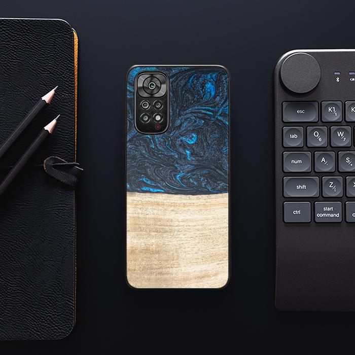 Xiaomi REDMI NOTE 11 / 11S Handyhülle aus Harz und Holz - Synergy#F19