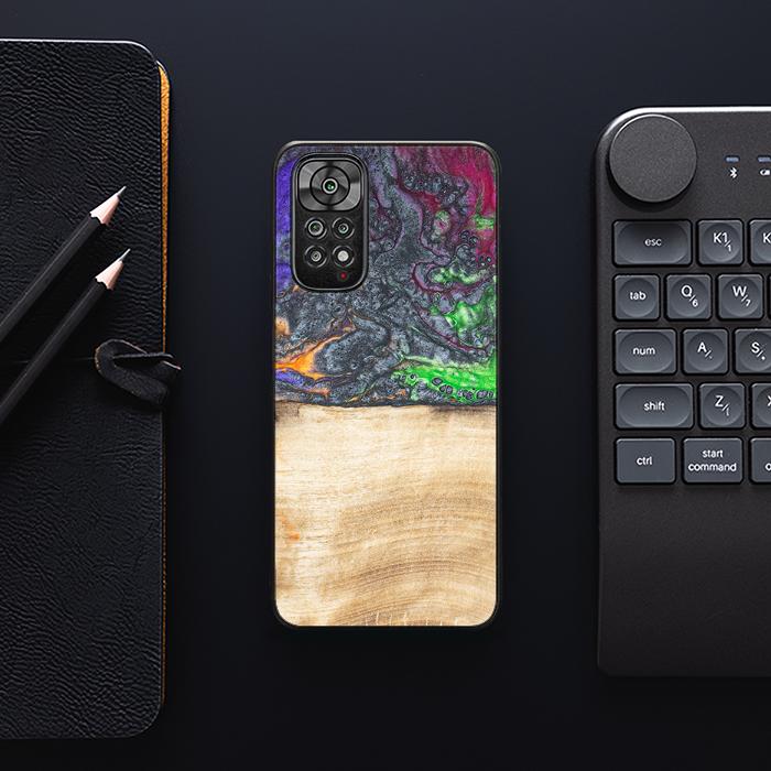 Xiaomi REDMI NOTE 11 / 11S Handyhülle aus Harz und Holz - Synergy#F2