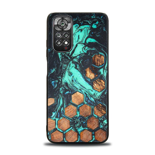 Xiaomi REDMI NOTE 11 / 11S Handyhülle aus Harz und Holz - Synergy#F23
