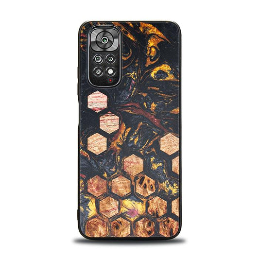 Xiaomi REDMI NOTE 11 / 11S Handyhülle aus Harz und Holz - Synergy#F26