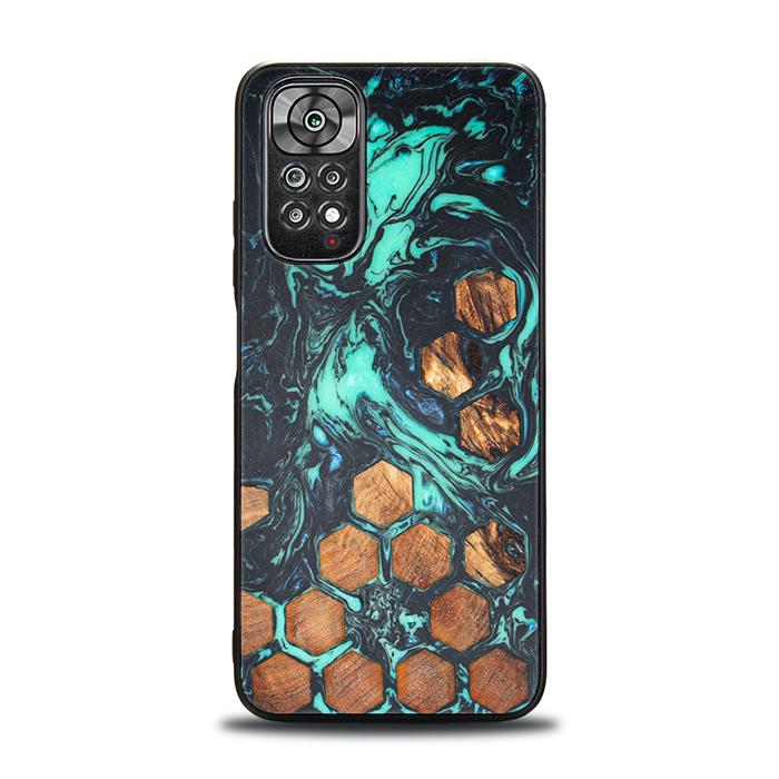 Xiaomi REDMI NOTE 11 / 11S Handyhülle aus Harz und Holz - Synergy#F28