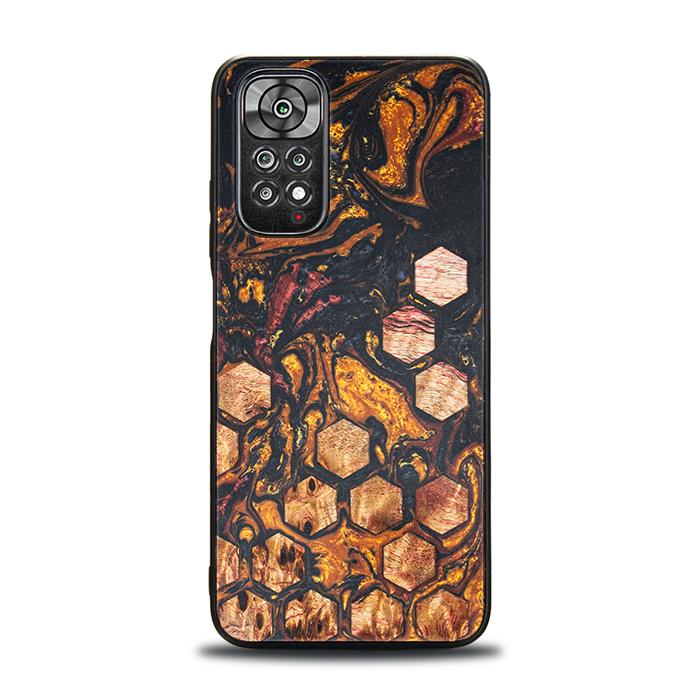 Xiaomi REDMI NOTE 11 / 11S Handyhülle aus Harz und Holz - Synergy#F38