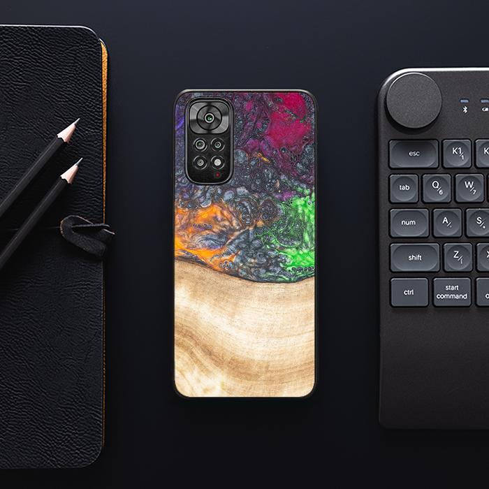 Xiaomi REDMI NOTE 11 / 11S Handyhülle aus Harz und Holz - Synergy#F6
