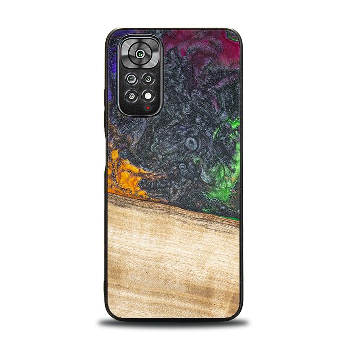 Xiaomi REDMI NOTE 11 / 11S Handyhülle aus Harz und Holz - Synergy#F8