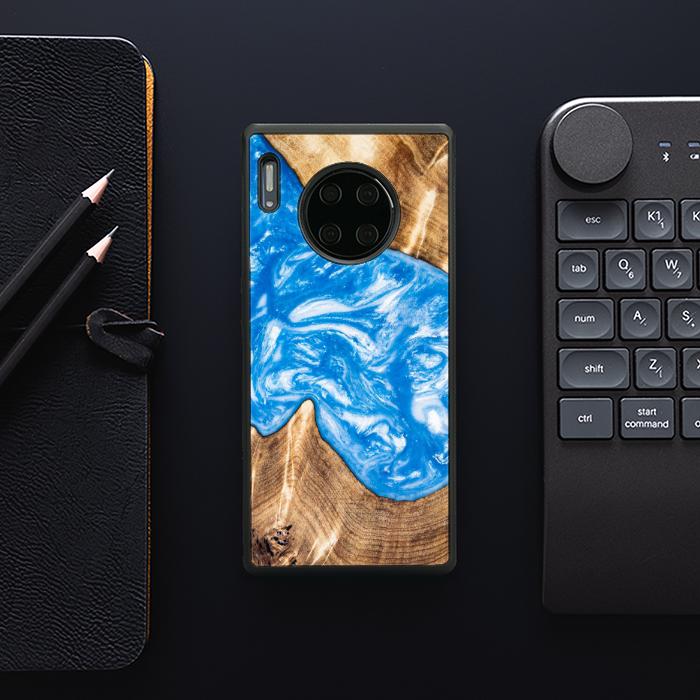 Huawei Mate 30 Pro Etui na telefon z żywicy i drewna - SYNERGY#325