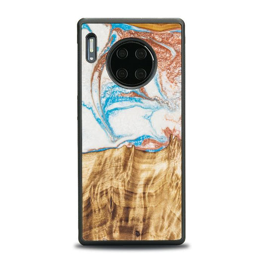 Huawei Mate 30 Pro Etui na telefon z żywicy i drewna - SYNERGY#47