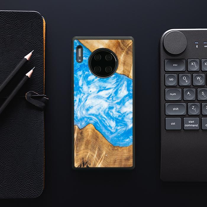 Huawei Mate 30 Pro Etui na telefon z żywicy i drewna - SYNERGY#A28