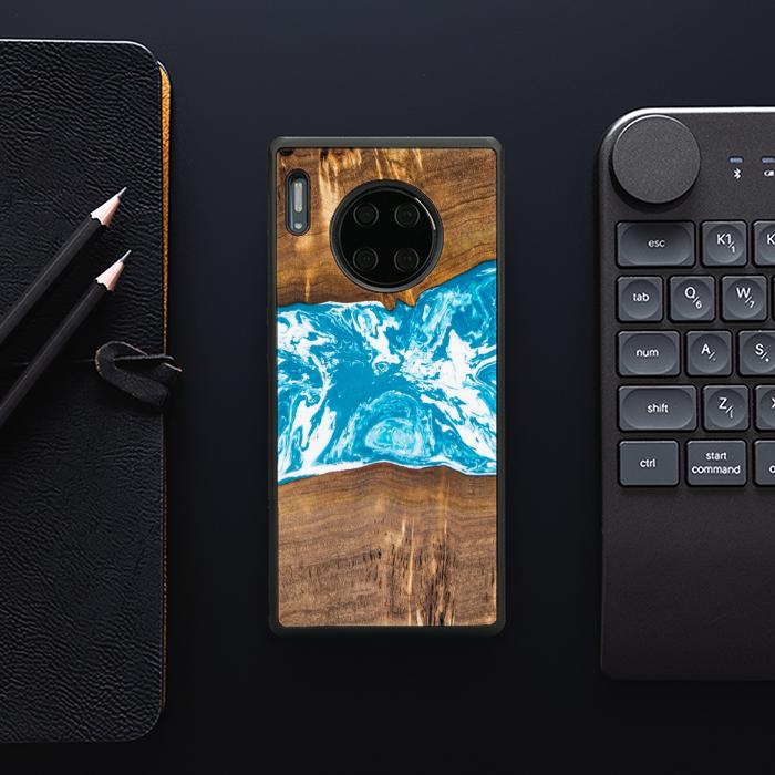 Huawei Mate 30 Pro Handyhülle aus Kunstharz und Holz - SYNERGY# A7
