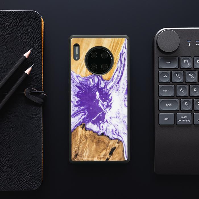 Huawei Mate 30 Pro Handyhülle aus Kunstharz und Holz - SYNERGY# A79