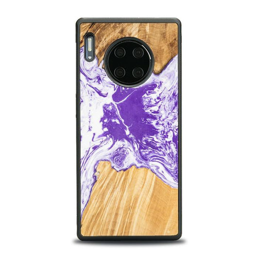 Huawei Mate 30 Pro Handyhülle aus Kunstharz und Holz - SYNERGY# A80