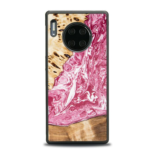 Huawei Mate 30 Pro Etui na telefon z żywicy i drewna - SYNERGY# A99