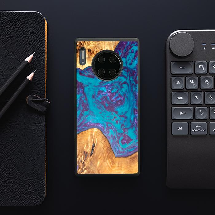 Huawei Mate 30 Pro Etui na telefon z żywicy i drewna - SYNERGY#B25