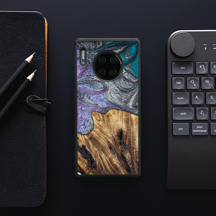 Huawei Mate 30 Pro Etui na telefon z żywicy i drewna - SYNERGY#C47