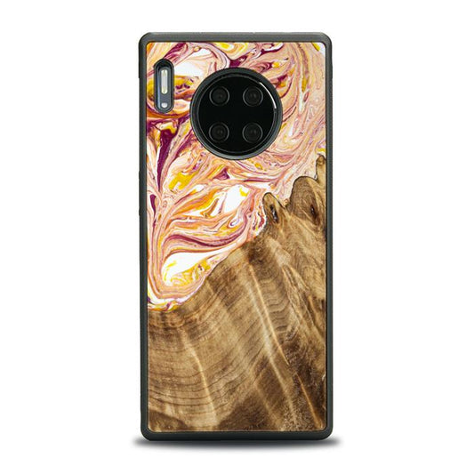 Huawei Mate 30 Pro Handyhülle aus Kunstharz und Holz - SYNERGY#C48