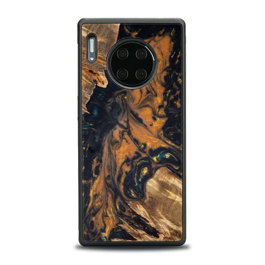 Huawei Mate 30 Pro Handyhülle aus Kunstharz und Holz - Synergy#162