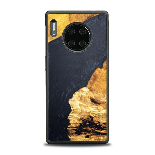 Huawei Mate 30 Pro Handyhülle aus Kunstharz und Holz - Synergy#B18
