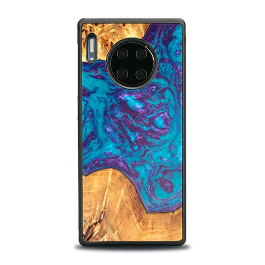 Huawei Mate 30 Pro Handyhülle aus Kunstharz und Holz - Synergy#B28