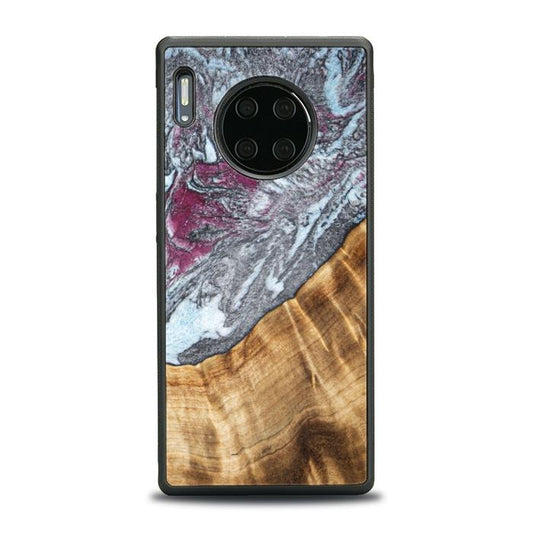 Huawei Mate 30 Pro Handyhülle aus Kunstharz und Holz - Synergy#C12