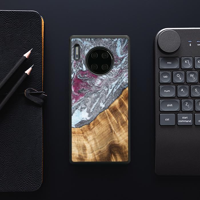 Huawei Mate 30 Pro Resin & Wood Phone Case - Synergy#C12
