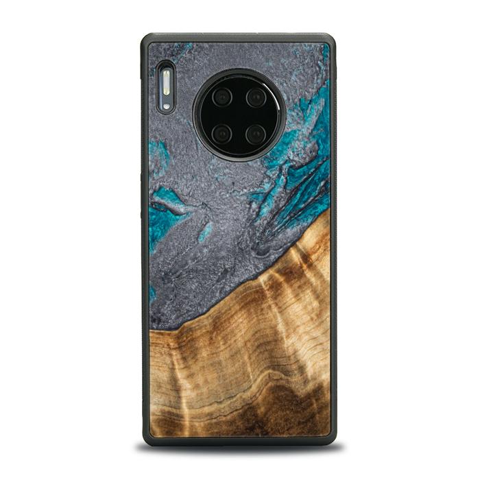 Huawei Mate 30 Pro Handyhülle aus Harz und Holz - Synergy#C45