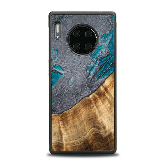 Huawei Mate 30 Pro Handyhülle aus Harz und Holz - Synergy#C45