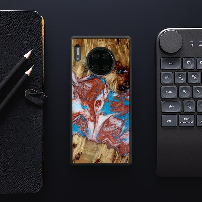 Huawei Mate 30 Pro Resin & Wood Phone Case - Synergy#D103