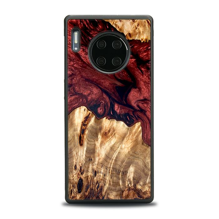Huawei Mate 30 Pro Handyhülle aus Harz und Holz - Synergy#D121