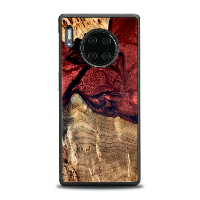 Huawei Mate 30 Pro Etui na telefon z żywicy i drewna - Synergy#D122