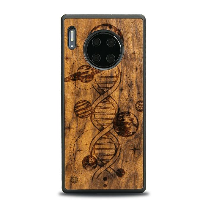 Huawei Mate 30 Pro Wooden Phone Case - Space DNA (Imbuia)