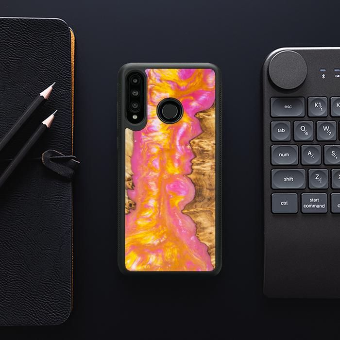 Huawei P30 lite Handyhülle aus Kunstharz und Holz - SYNERGY# A20